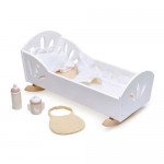 Dolls Bed - Sweet Swan - Wooden - Tenderleaf Toys